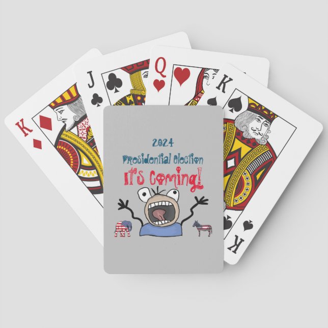 Baralho Eleição Presidencial 2024, Está Chegando! (Verso)