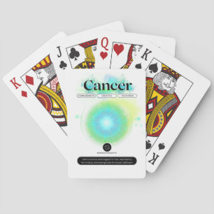 Baralho Elemento de Água de Cota de Cancer de Sinal Zodiat