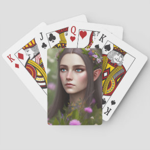Baralho Elfin Beauty Image on Play Cards