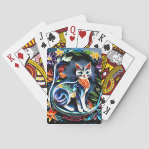 Baralho Em muitas culturas, acredita-se que os gatos tenha