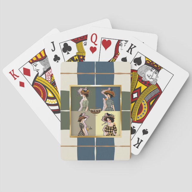 Baralho Embale suas placas de jogo (diferentes formas) (Verso)