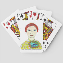 Baralho Emily Dickinson com um muitos emplumou-se a coisa