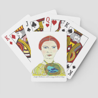 Baralho Emily Dickinson com um muitos emplumou-se a coisa