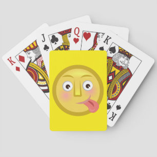 Baralho Emoji Cara Engraçada Boca Aberta