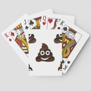 Baralho emoji de cocô engraçado