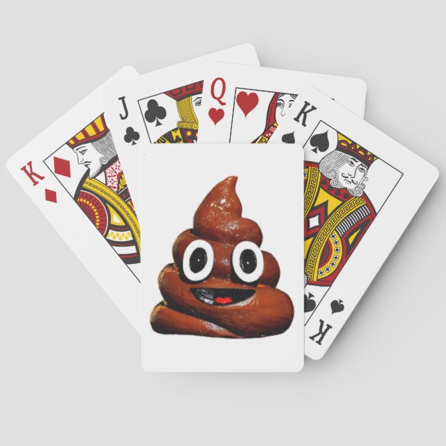 Baralho emoji feliz e engraçado (Verso)