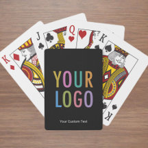 Empresa de Logotipo de Cartas de Poker Personaliza