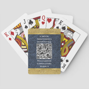 Baralho Empresa Profissional de Código QR Elegante Modern