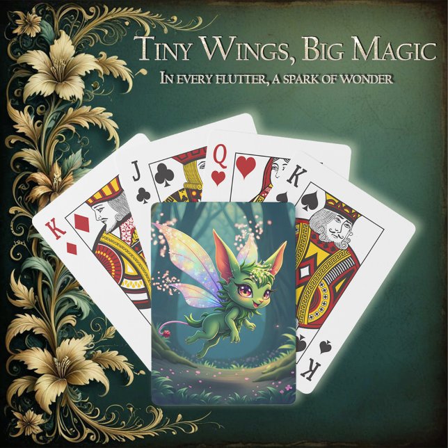 Baralho Enchanted Fairy Critter – Magical Forest Sprite  (Criador carregado)