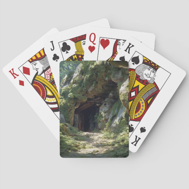 Baralho Enchanted Forest Cave Entrance Playing Cards (Verso)