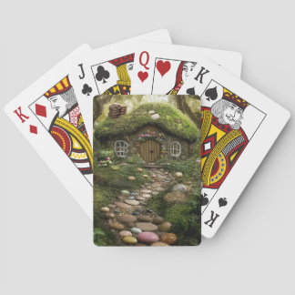 Baralho Enchanted Moss-Top Candy Cottage Playing Cards