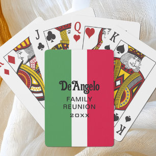Baralho Encontro de Nome Sobrenome Italiano Personalizado