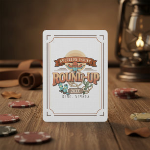 Baralho Encontro Familiar Western Round-Up ID1318