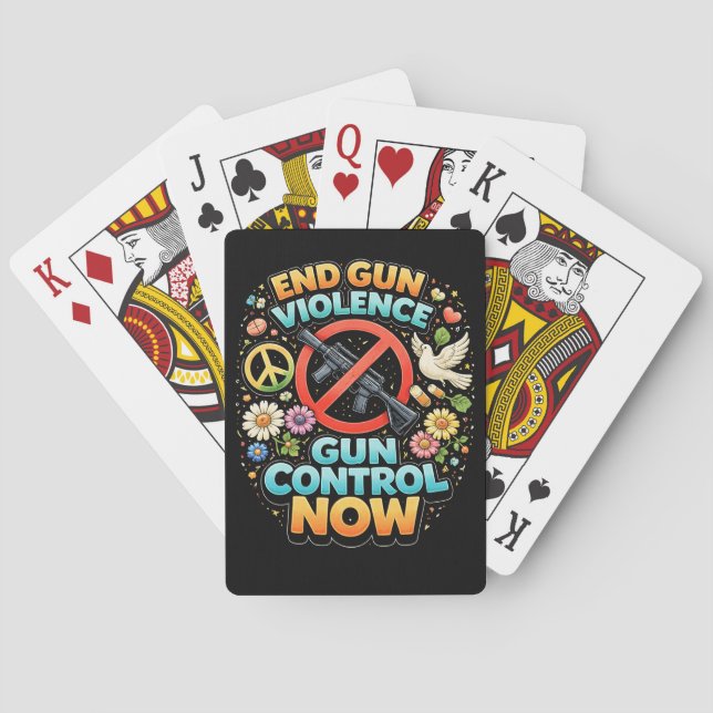 Baralho End Gun Violence Now (Verso)