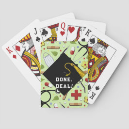 Baralho Enfermeira engraçada formada pela escola de enferm