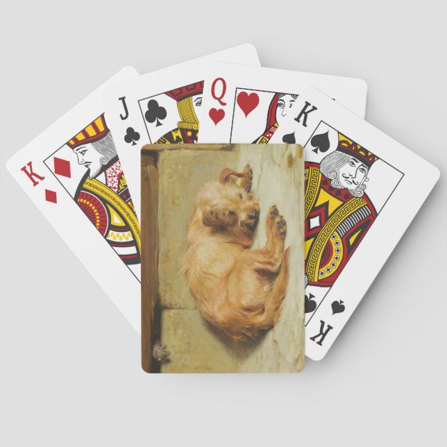 Baralho English Cocker Spaniel Dog (por Briton Rivière) (Verso)