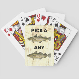 Baralho Engraçado Arrasto de Pesca Escolhe uma Piada de Ca