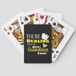 Baralho Engraçado lidar com a melhor avó