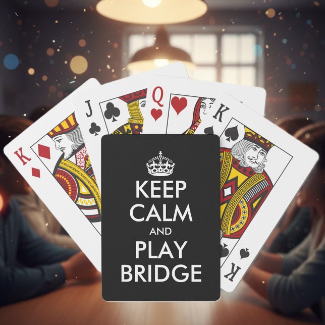 Baralho Engraçado Mantenha a calma e jogue cartas de jogo (Custom keep calm playing cards)