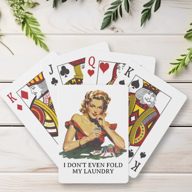 Baralho Engraçado Não Dobre minha roupa (Criador carregado)