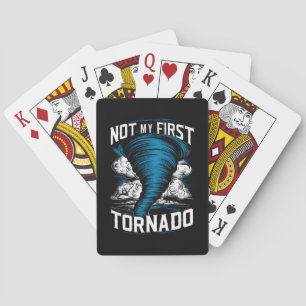 Baralho Engraçado Não É Meu Primeiro Tornado Retro Storm C