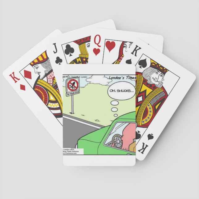 Baralho Engraçado Sem Zona Lula (Verso)