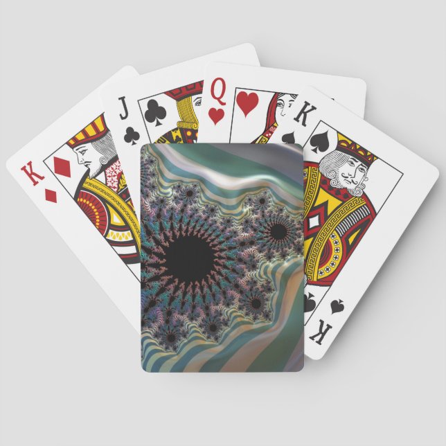 Baralho Entre as pastas tocando placas (Verso)