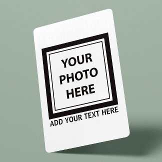 Baralho Enviar imagem foto & adicionar texto – Personaliza