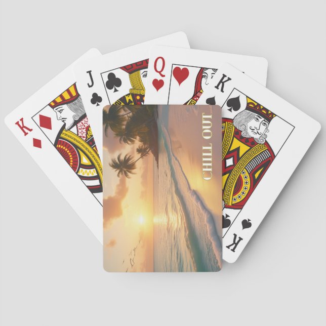 Baralho Enxergamento do Sol - Cuidado com a costa (Verso)