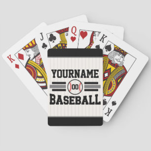 Baralho Equipe de NOME Personalizada do Jogador de Basebal