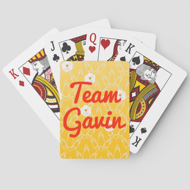 Baralho Equipe Gavin (Verso)