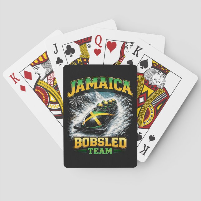 Baralho Equipe Jamaicana de Bobslê (Verso)