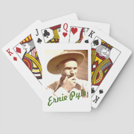 BARALHO ERNIE PYLE JOGANDO CARDS HAT