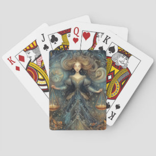 Baralho Escala de Libra Zodíaco Astrologia Aniversário Mís