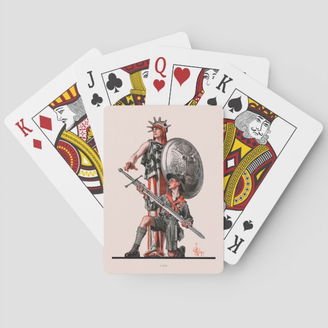 Baralho Escuteiro e liberdade de menino (Verso)