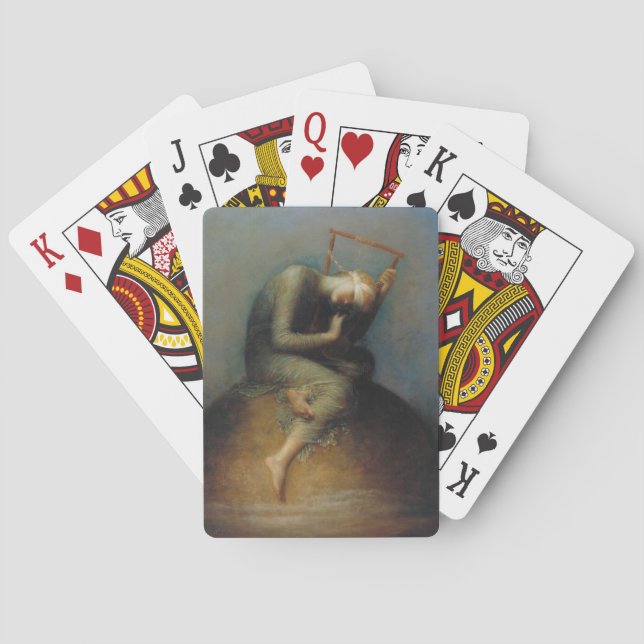 Baralho Esperança (por George Frederick Watts) (Verso)