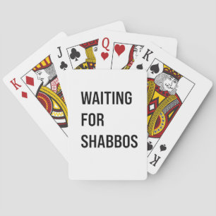 Baralho Esperando pelo Shabbos Hanukkah Engraçado Judeu