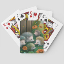 Espetáculo da família do porco Whimsical no Jardim