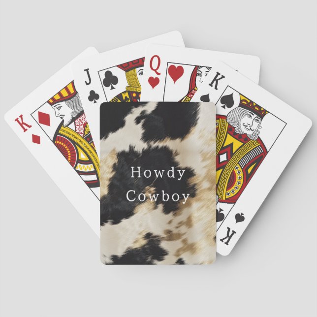 Baralho Espinho Dourado branco preto (Verso)