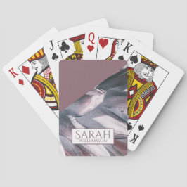 Baralho Espiques de abacaxi de abstrato Silver Exclusivos