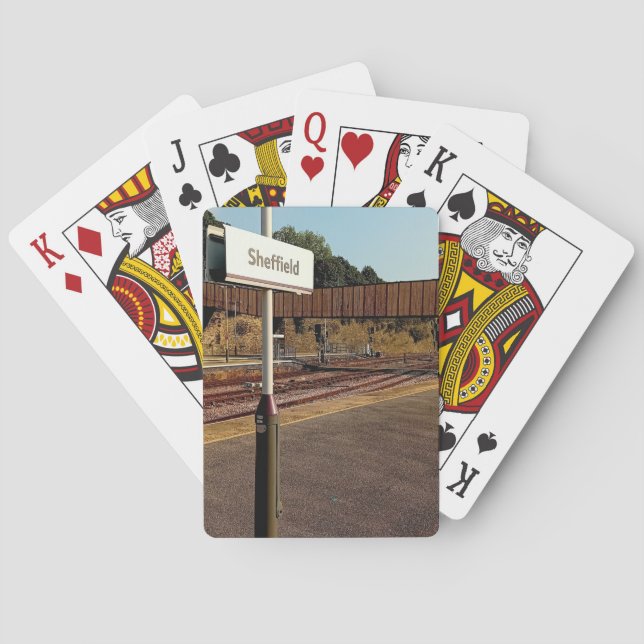 Baralho Estação de comboios de Sheffield (Verso)