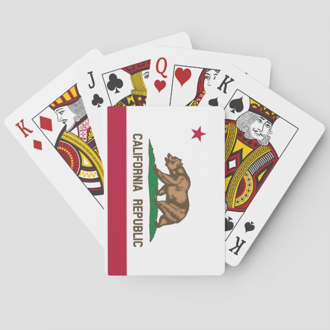 Baralho Estado da República da Califórnia (Verso)