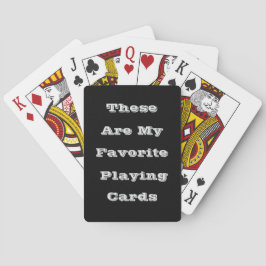 Baralho Estas São As Minhas Cartas De Brincadeira Favorita