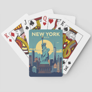 Baralho Estátua da Liberdade da Cidade de Nova York Viagem