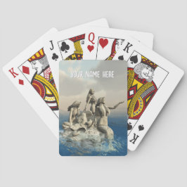 Baralho Estátua de Sereia. Personalizado