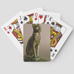 Baralho Estatueta de um gato que representa a deusa Bastet