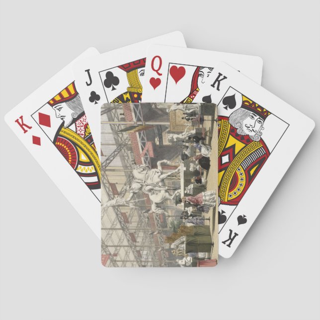 Baralho Estatutos na seção Bélgica do Exhibi do Excelente (Verso)