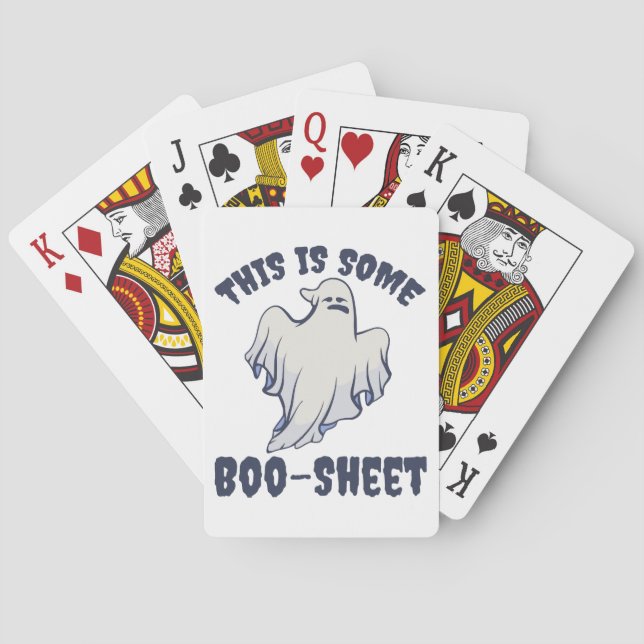 Baralho Este é um Boo Sheet Sassy Ghost (Verso)