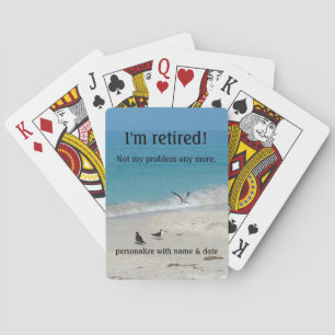 Baralho Estou cansado jogando cartas