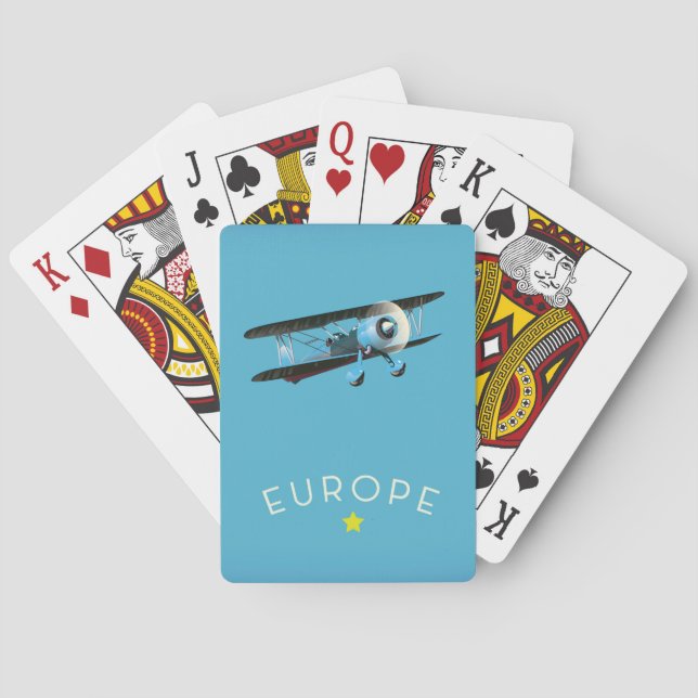 Baralho Estrela Dourada da Europa (Verso)